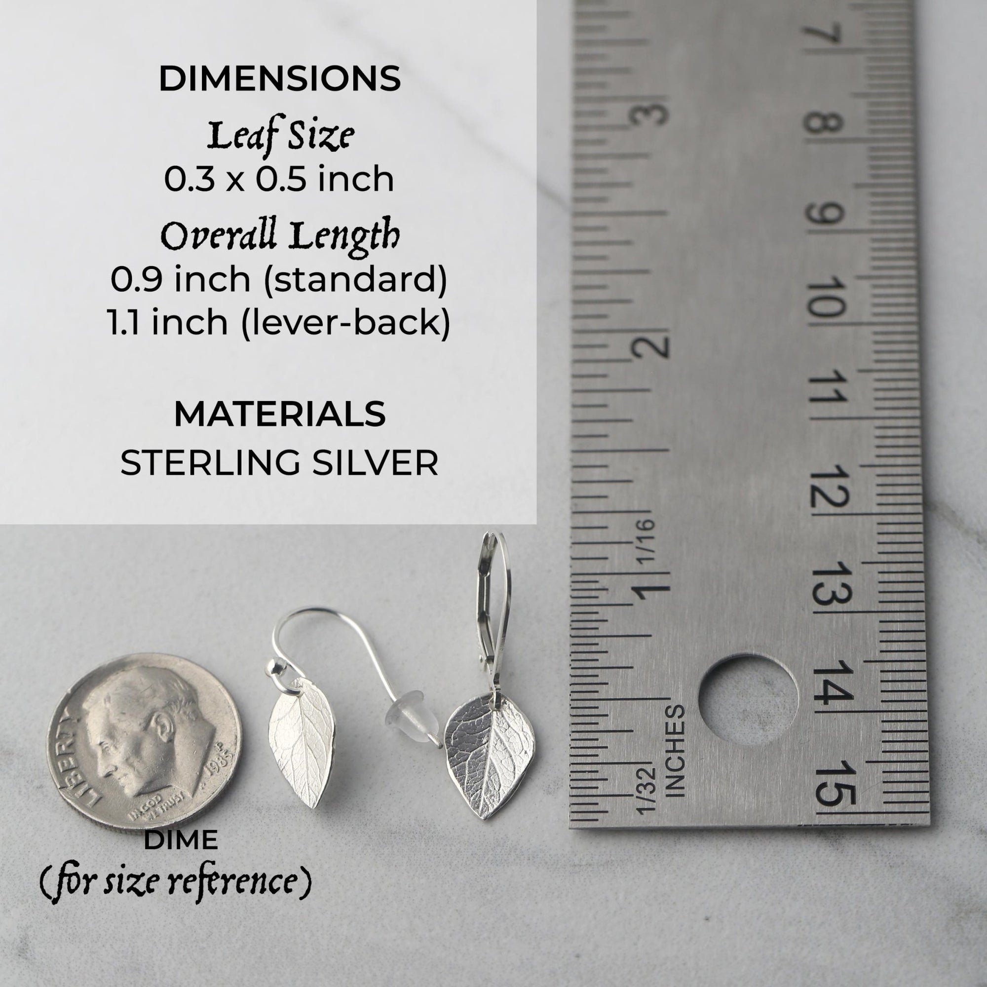 Silver Leaves Jewelry Set jewelry handmade by Burnish