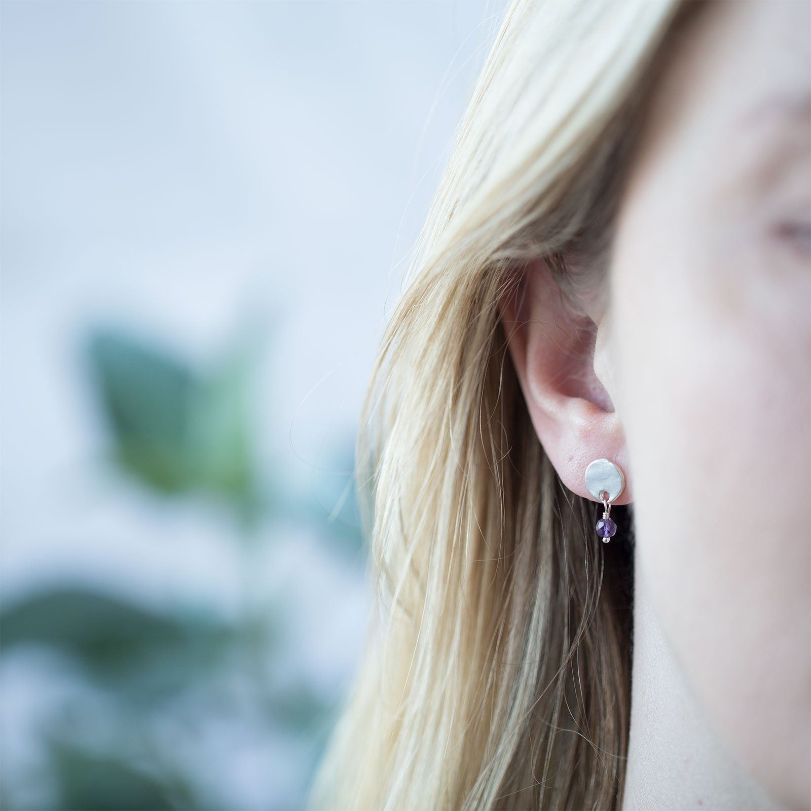 Dangle Birthstone Earrings - Handmade Jewelry by Burnish