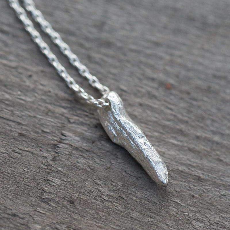 Driftwood Fragment Necklace jewelry handmade by Burnish