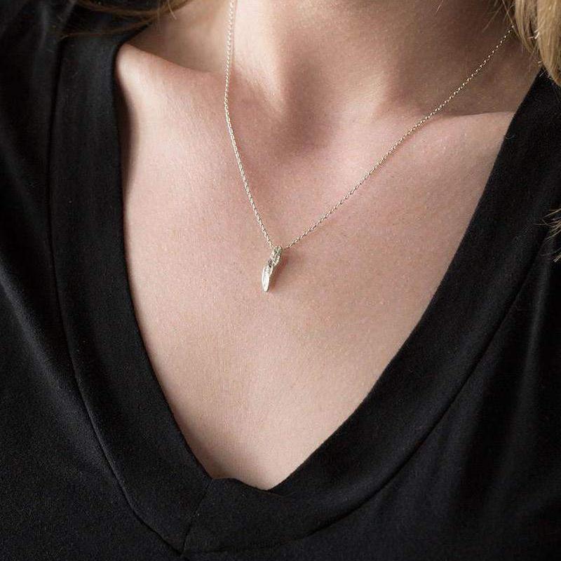 Driftwood Fragment Necklace jewelry handmade by Burnish