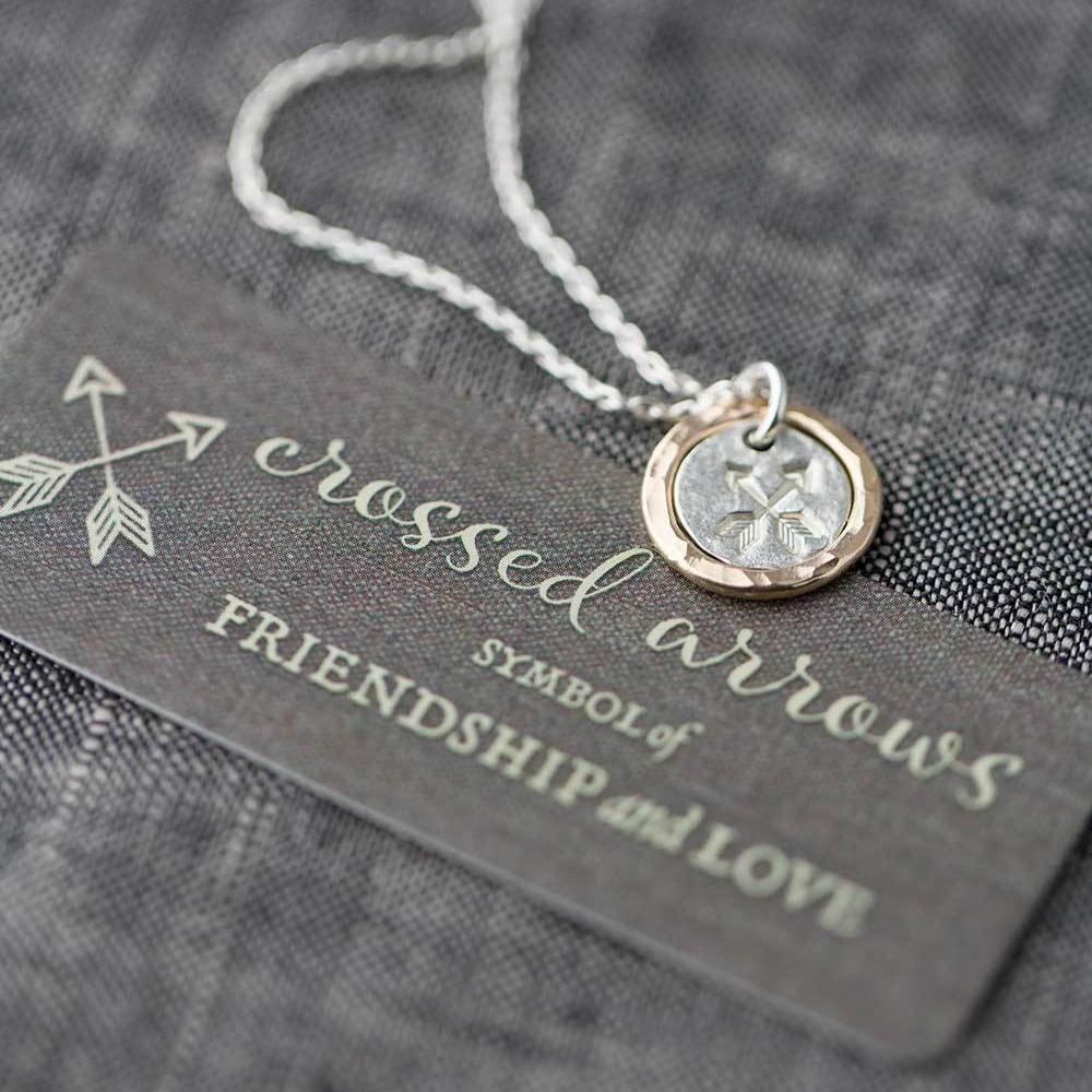 Friendship Eternity Necklace - Handmade Jewelry by Burnish