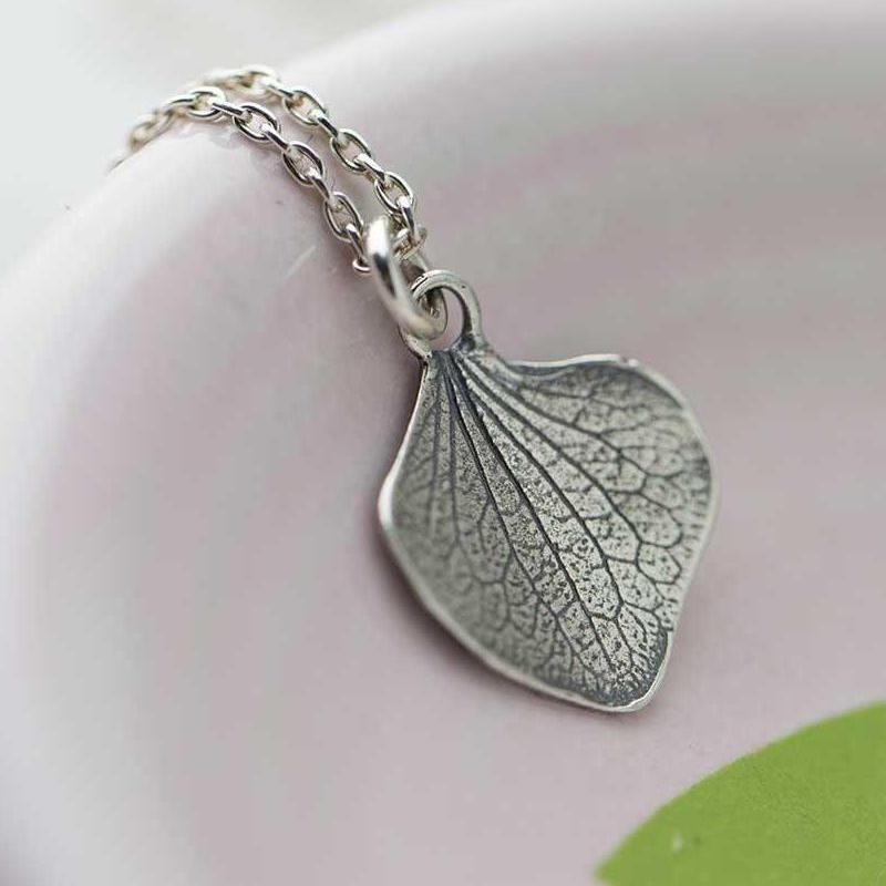 Medium Petal Necklace jewelry handmade by Burnish
