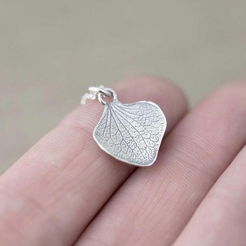 Medium Petal Necklace jewelry handmade by Burnish