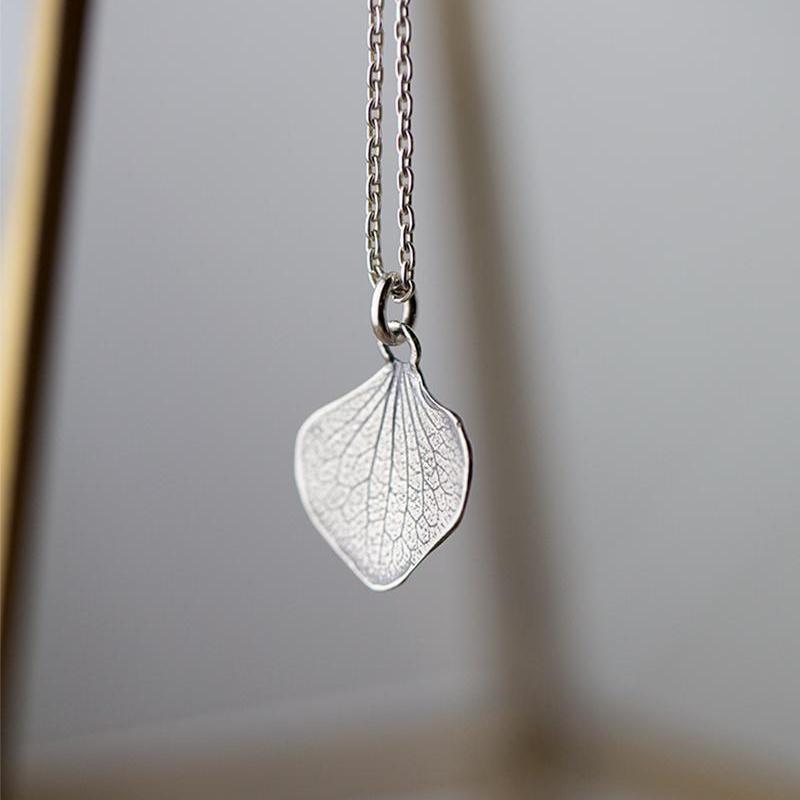 Medium Petal Necklace jewelry handmade by Burnish