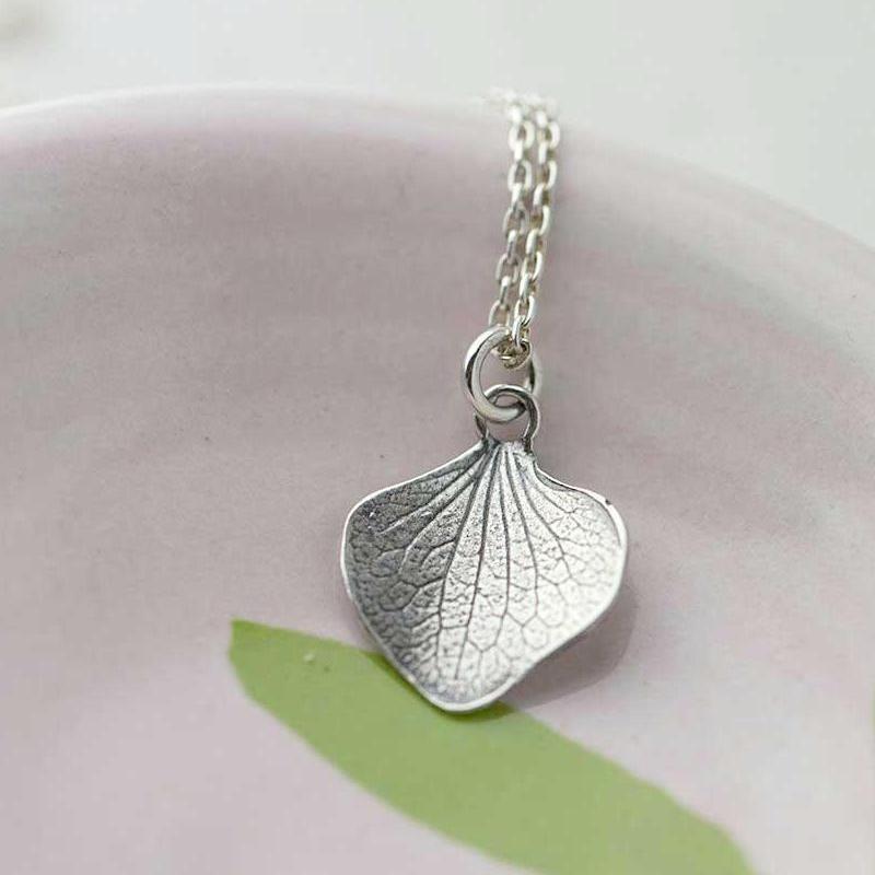 Medium Petal Necklace jewelry handmade by Burnish