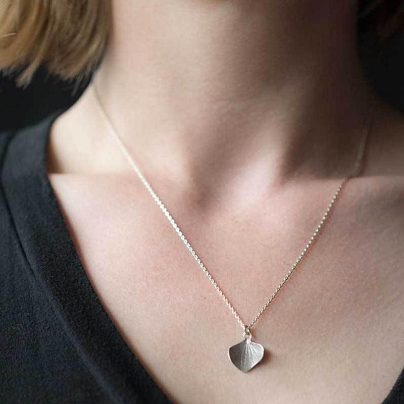 Medium Petal Necklace jewelry handmade by Burnish