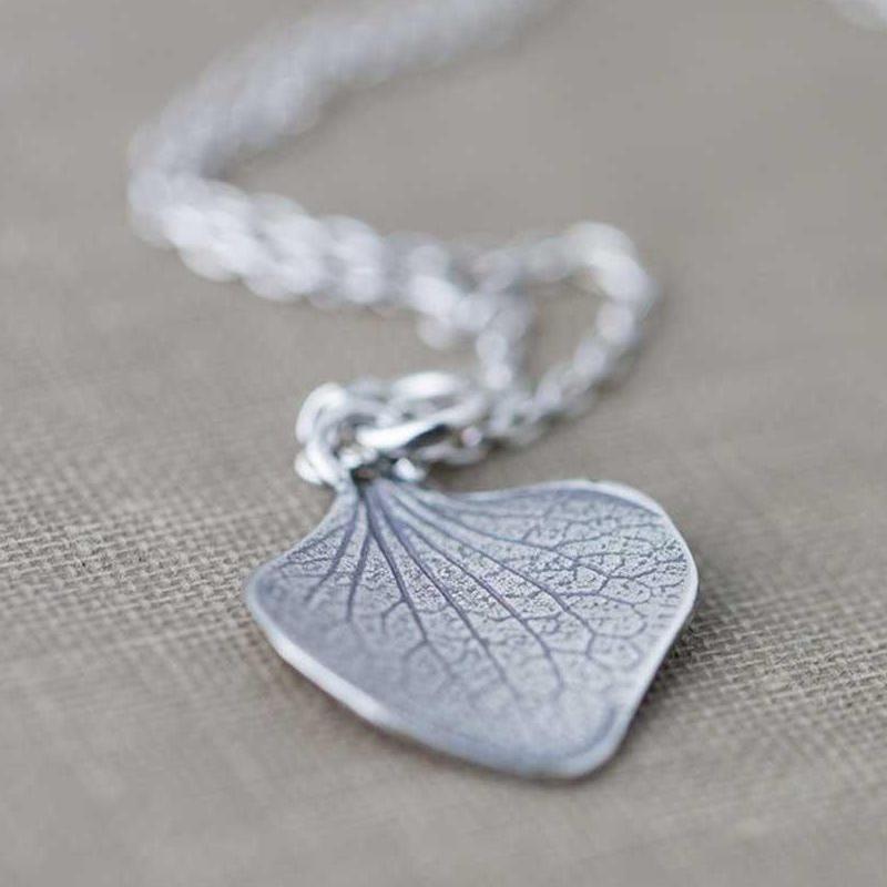 Medium Petal Necklace jewelry handmade by Burnish