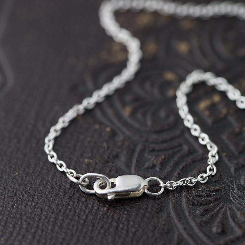 Mini Infinity Necklace jewelry handmade by Burnish