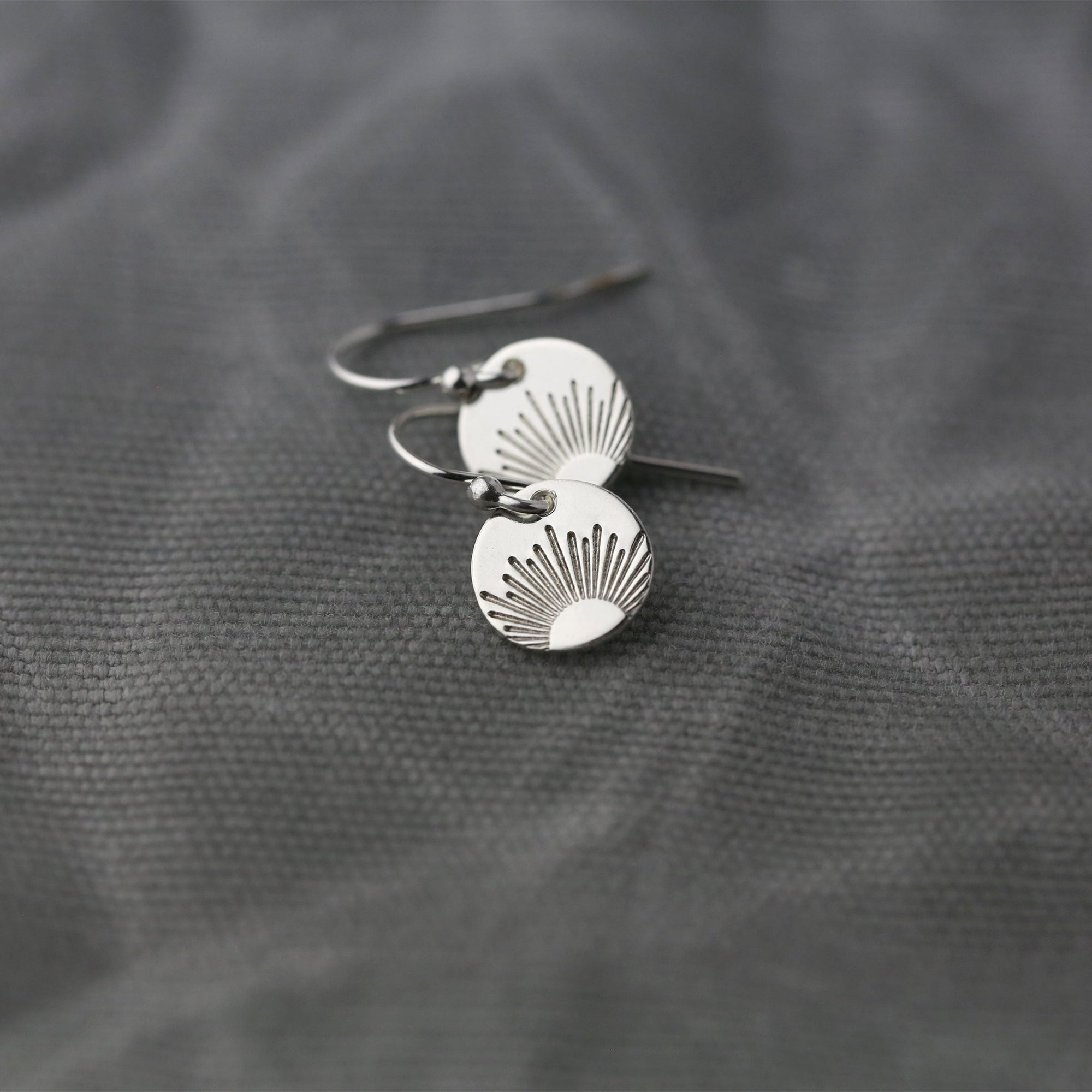 New Day Sunrise Earrings jewelry handmade by Burnish