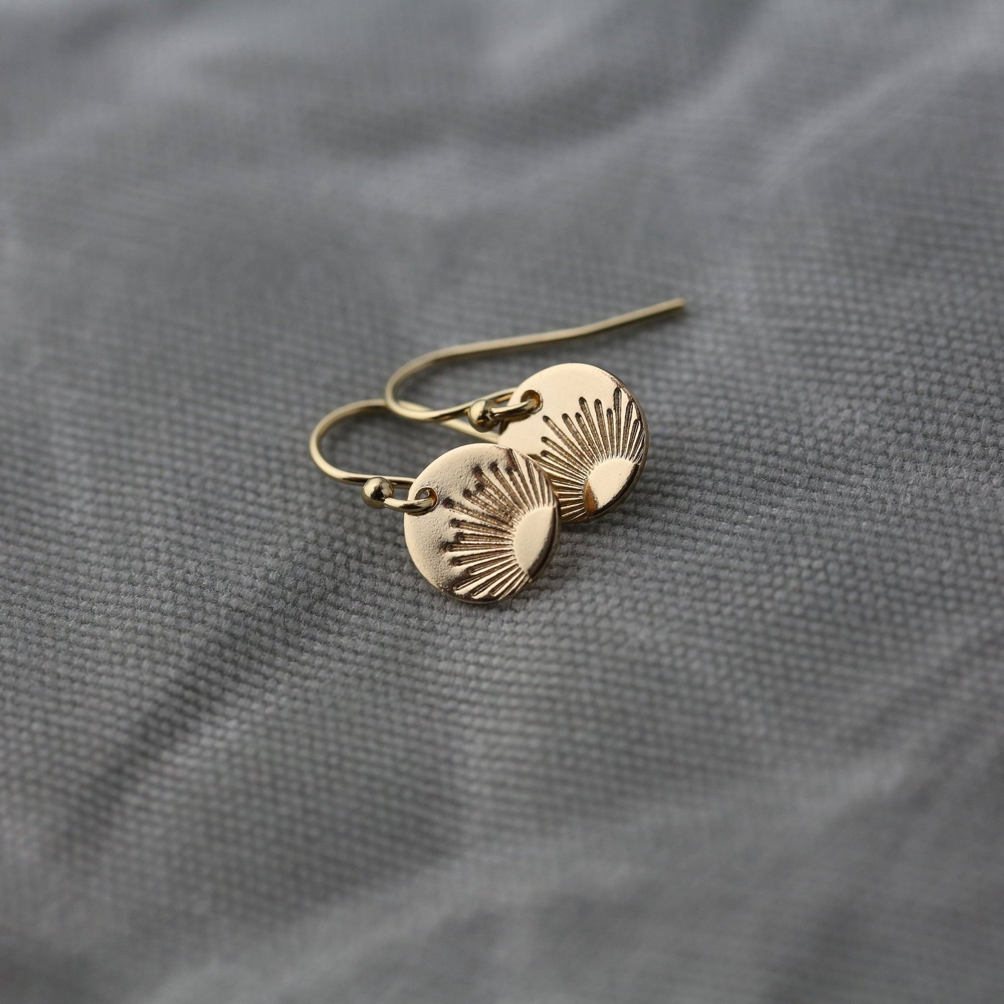 New Day Sunrise Earrings jewelry handmade by Burnish