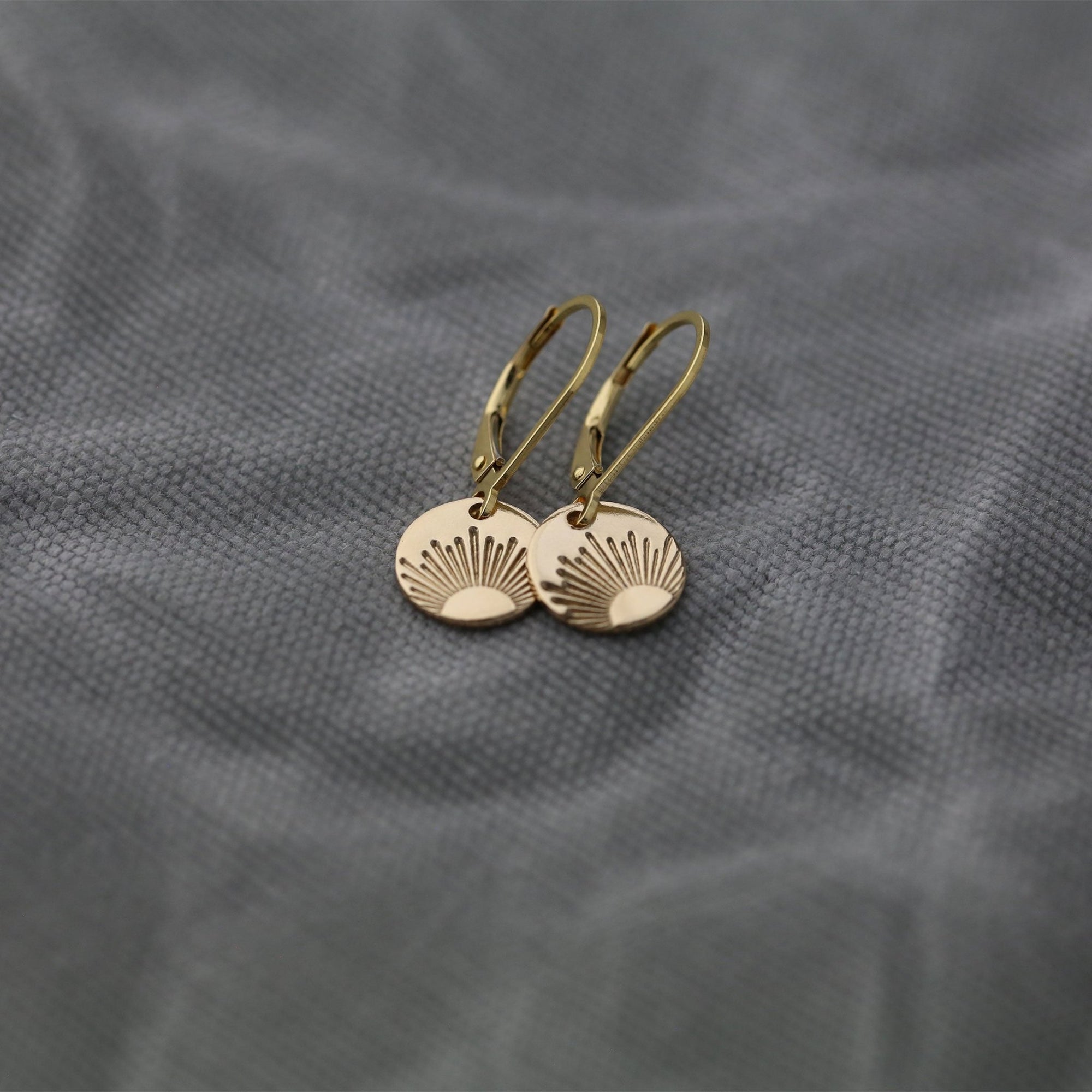 New Day Sunrise Earrings jewelry handmade by Burnish