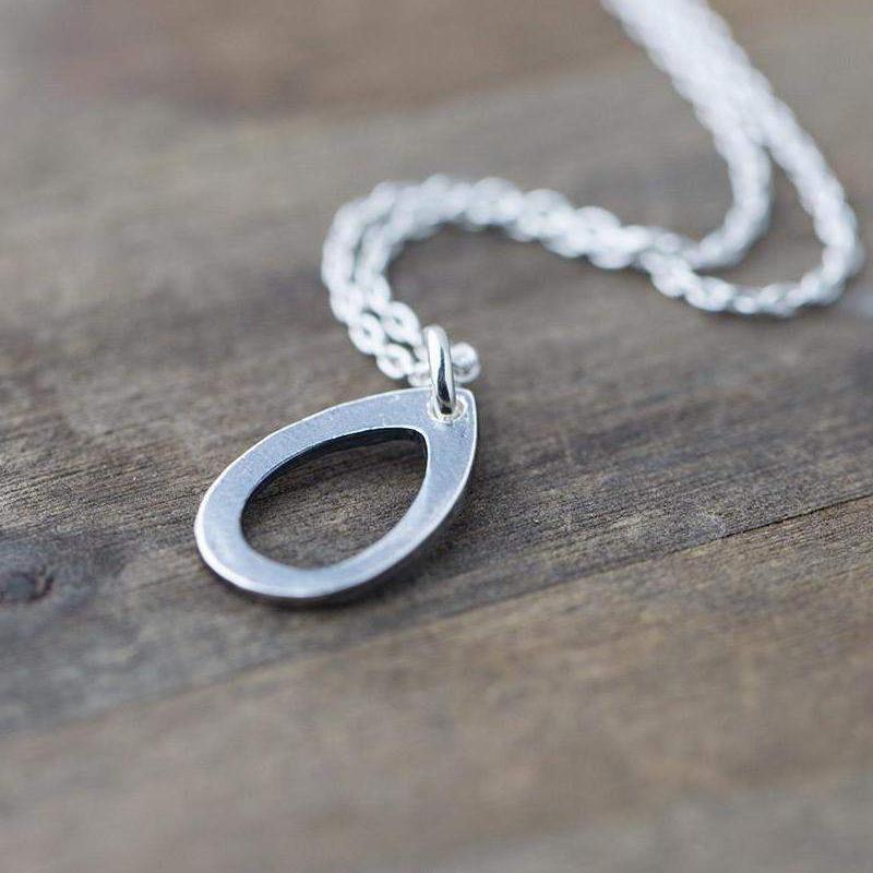 ONLY 1 - Simple Teardrop Necklace jewelry handmade by Burnish