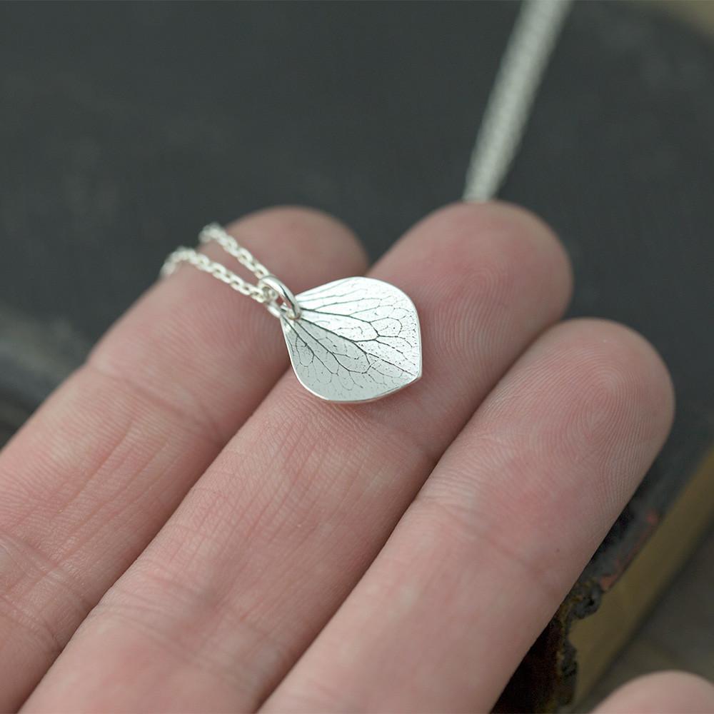Petal Necklace jewelry handmade by Burnish