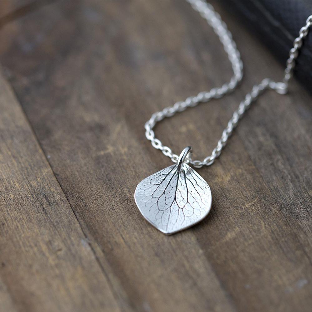 Petal Necklace jewelry handmade by Burnish
