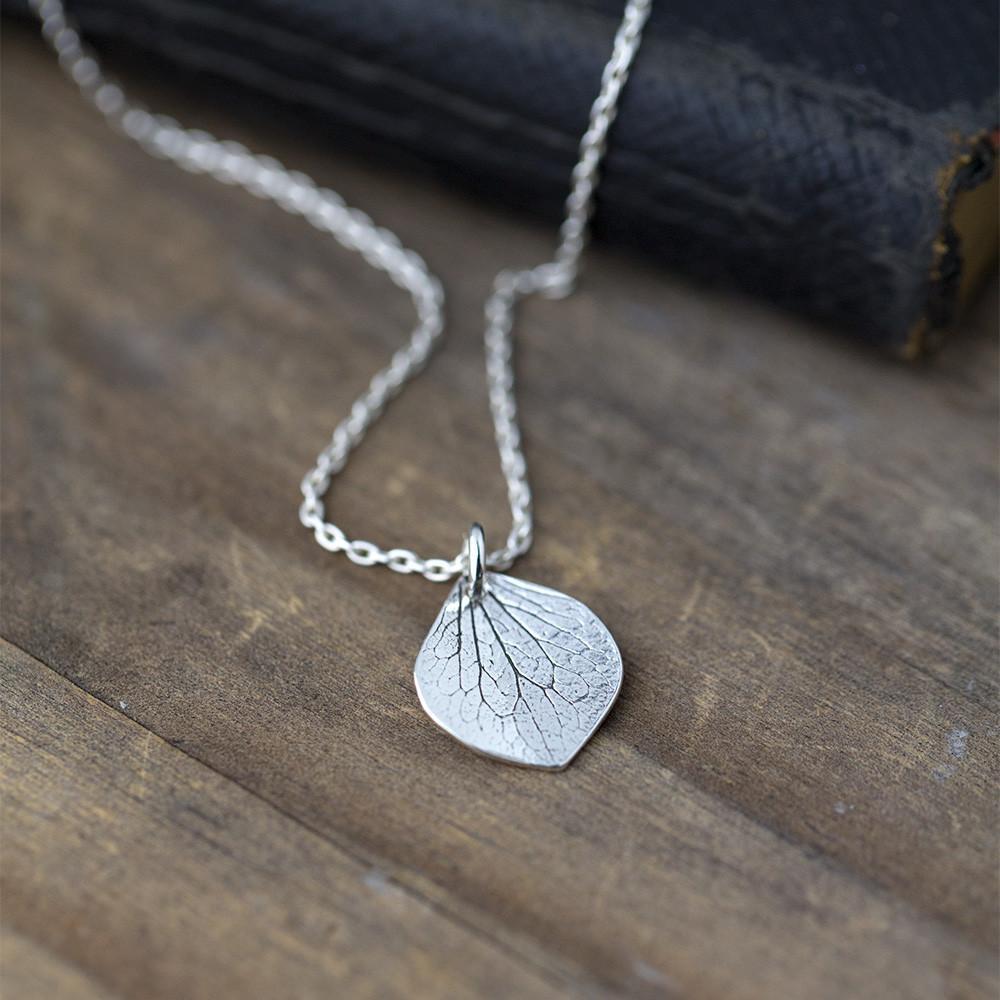 Petal Necklace jewelry handmade by Burnish