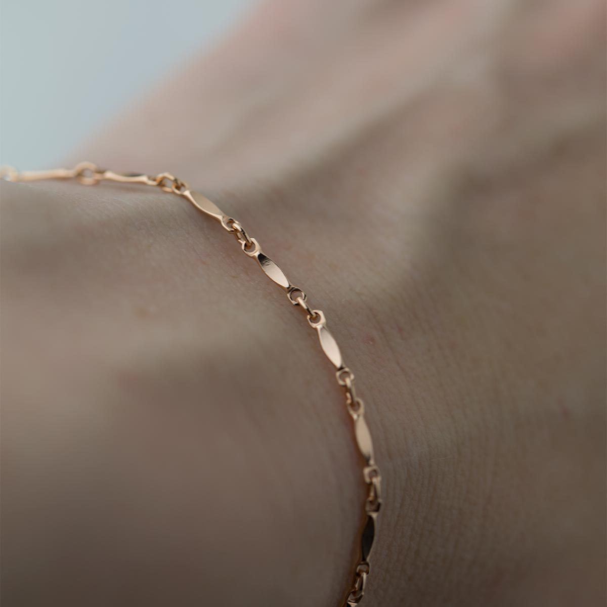 Rose Gold Bracelet - Handmade Jewelry by Burnish