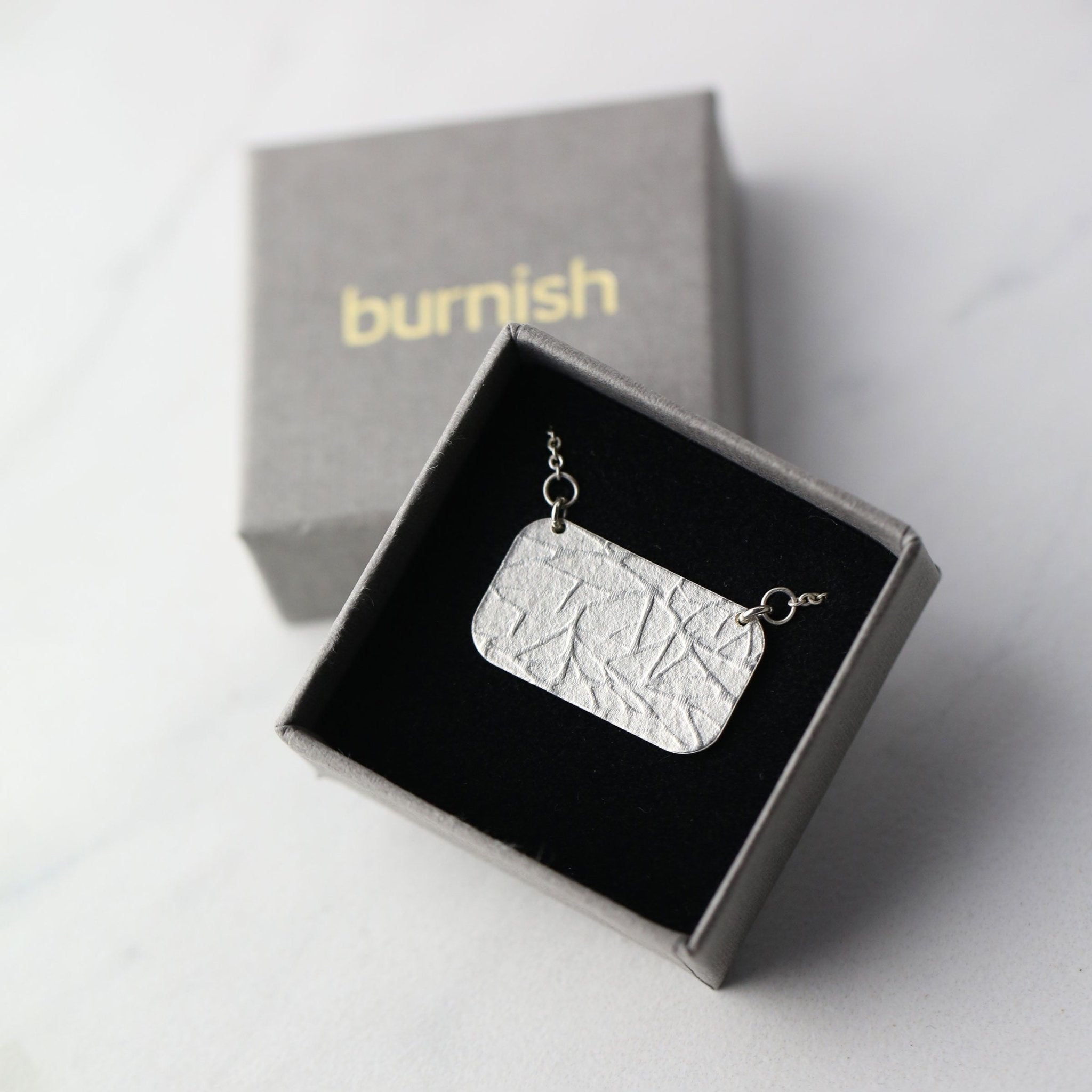 Sterling Silver Branches Pendant Necklace