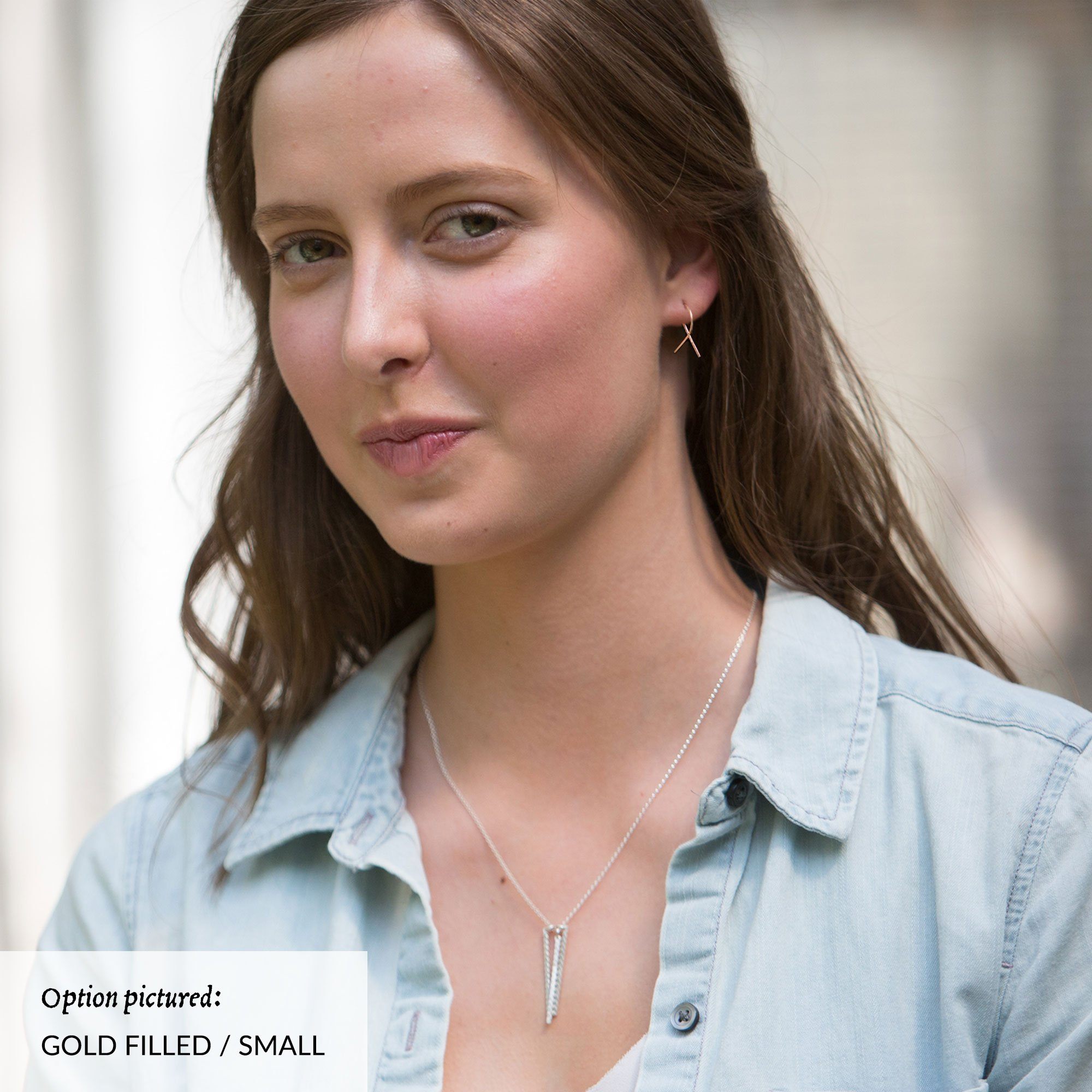 Twist Earrings jewelry handmade by Burnish