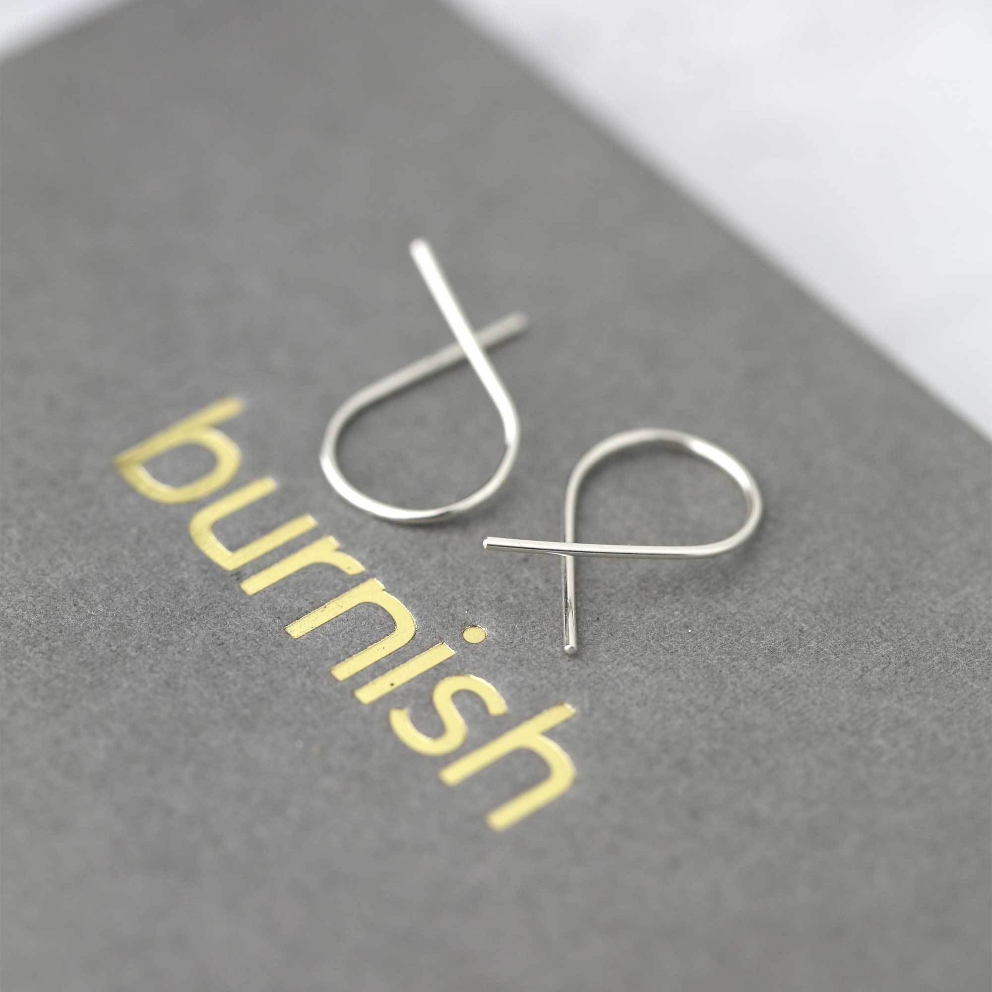 Twist Earrings - Handmade Jewelry by Burnish