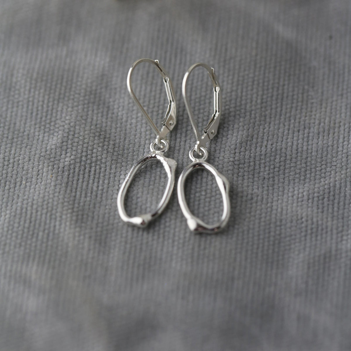 Dew Drop Oval Earrings (Limited Release) jewelry handmade by Burnish