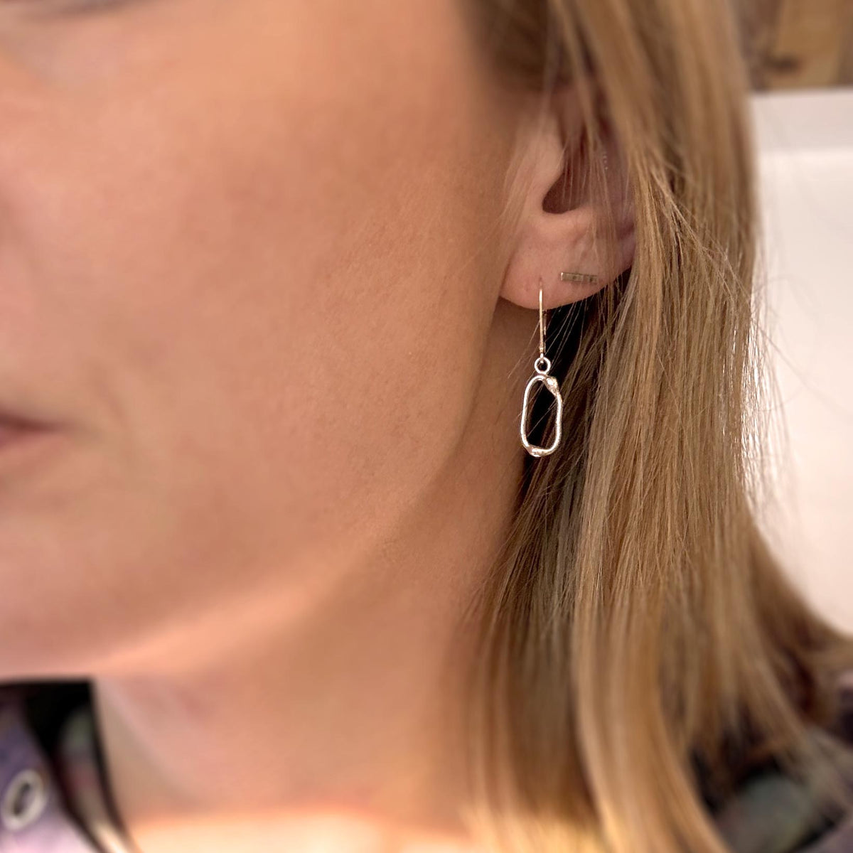 Dew Drop Oval Earrings (Limited Release) jewelry handmade by Burnish