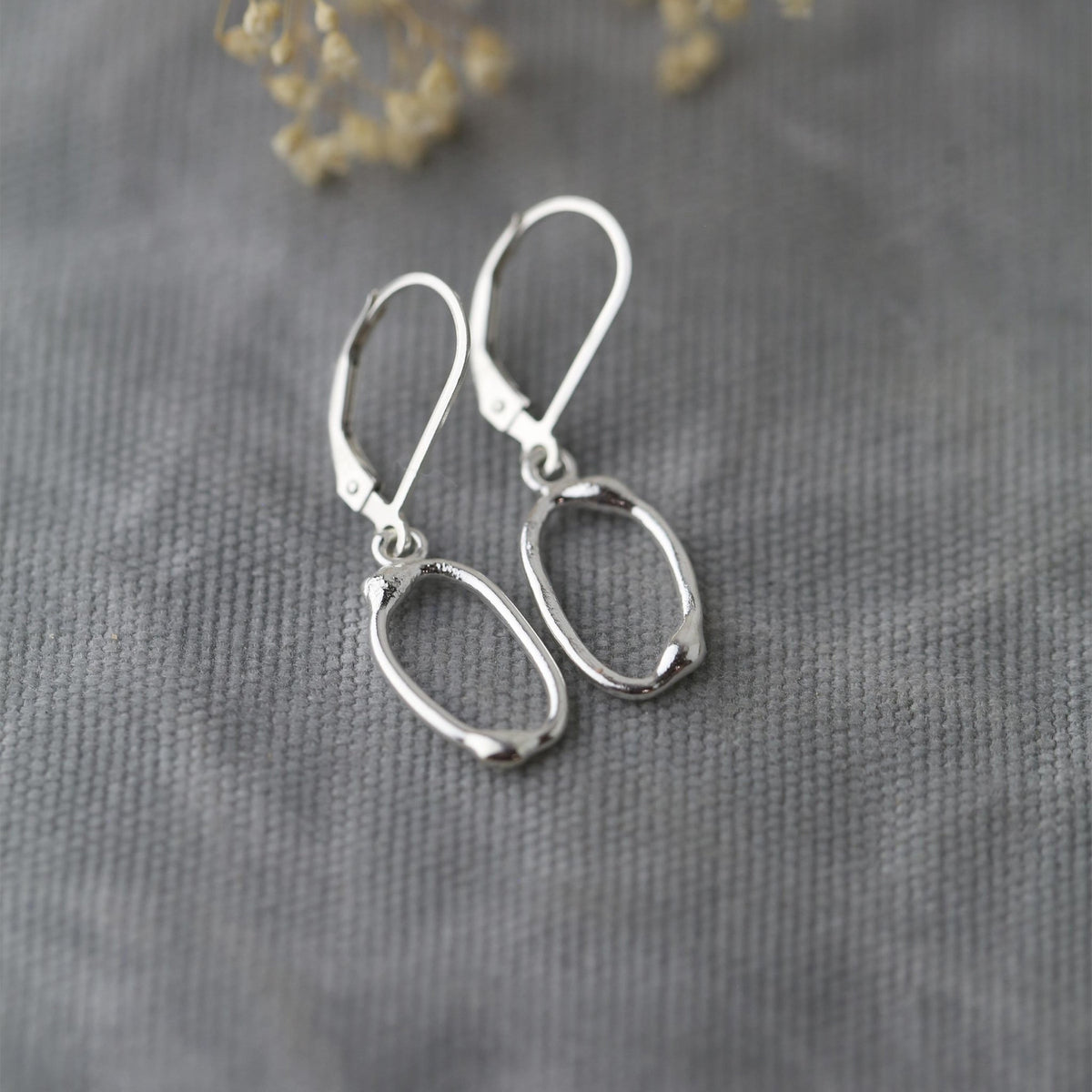 Dew Drop Oval Earrings (Limited Release) jewelry handmade by Burnish