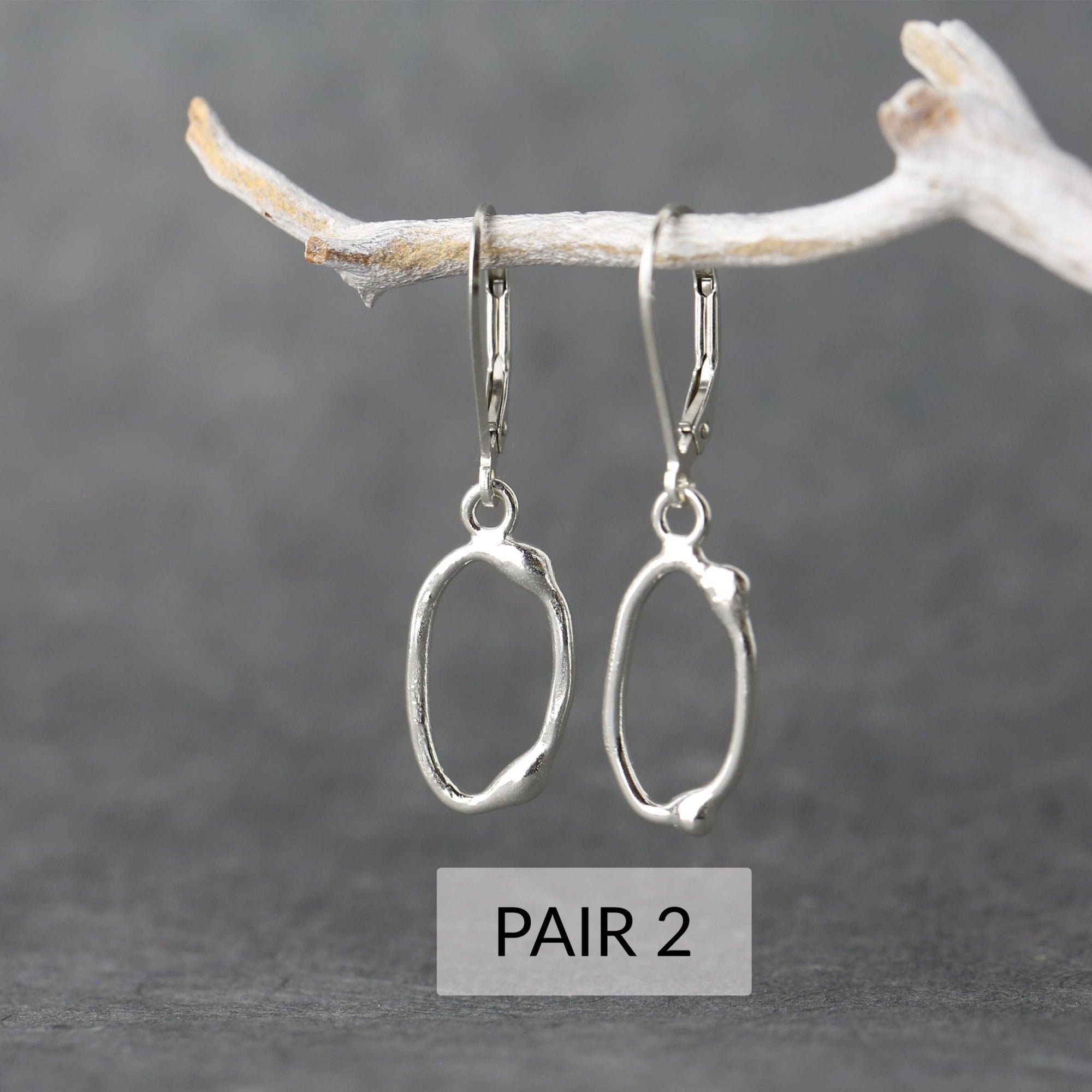 Dew Drop Oval Earrings (Limited Release) jewelry handmade by Burnish