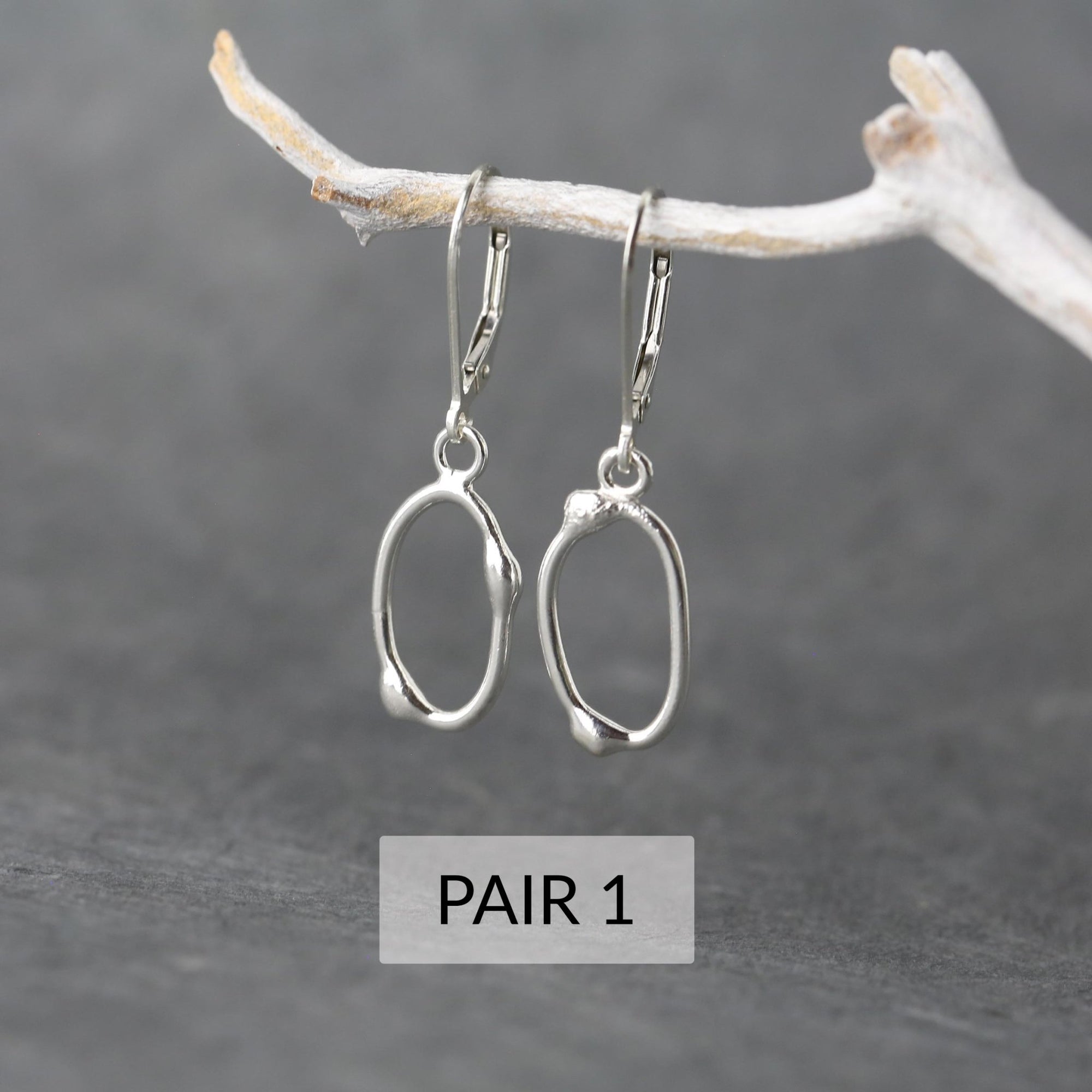Dew Drop Oval Earrings (Limited Release) jewelry handmade by Burnish