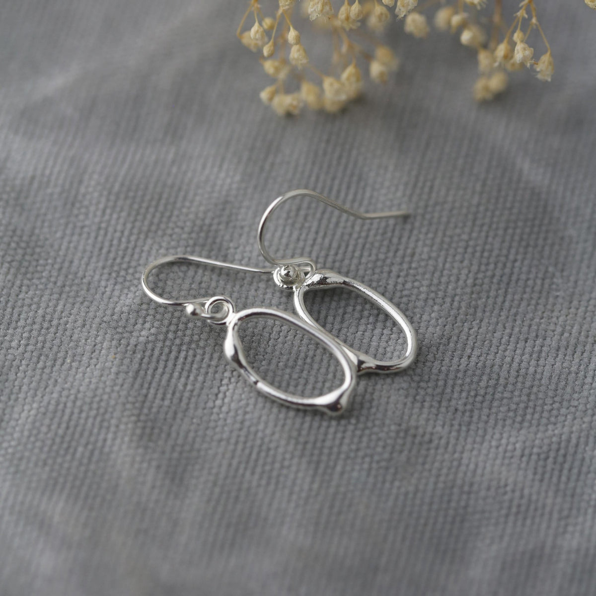 Dew Drop Oval Earrings (Limited Release) jewelry handmade by Burnish