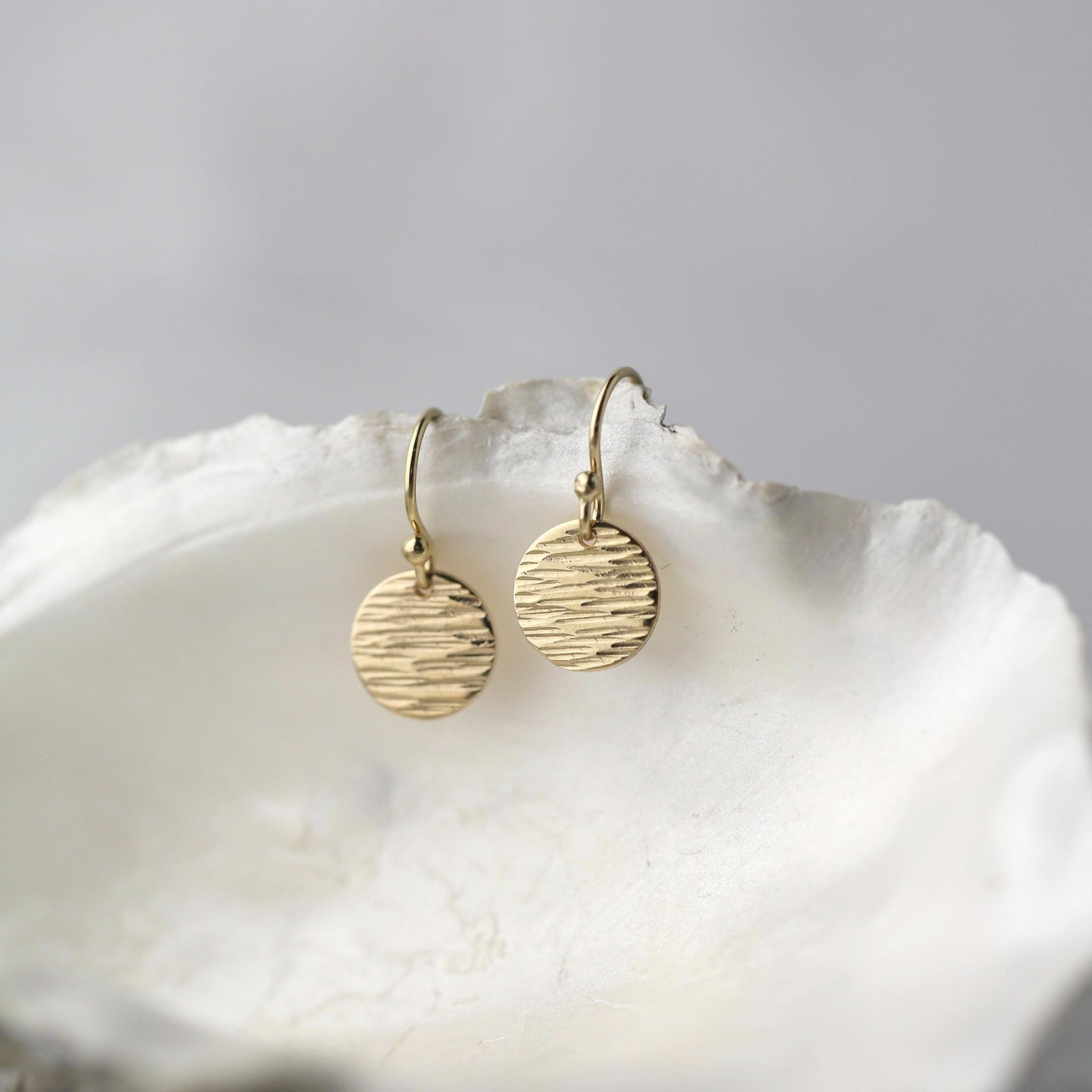 Silver and Gold Earrings Fine Silver Sterling 22k Gold Organic Drop Earrings Textured on sale Jewelry OOAK Gift