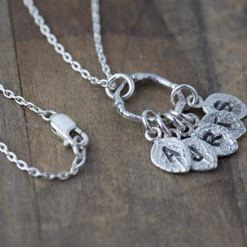 Branch &amp; Leaves Family Tree Necklace - Handmade Jewelry by Burnish