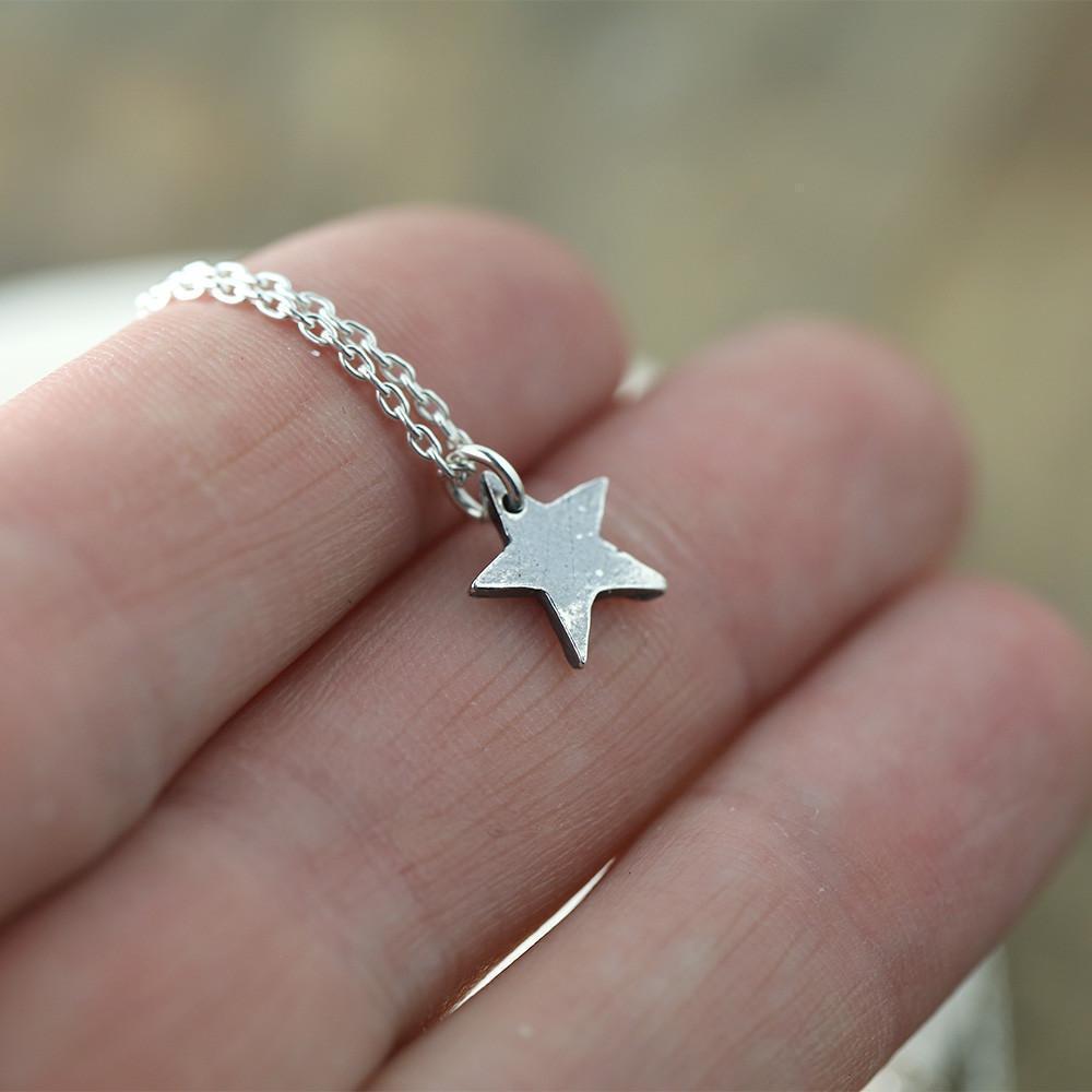 Dark Star Necklace - Handmade Jewelry by Burnish