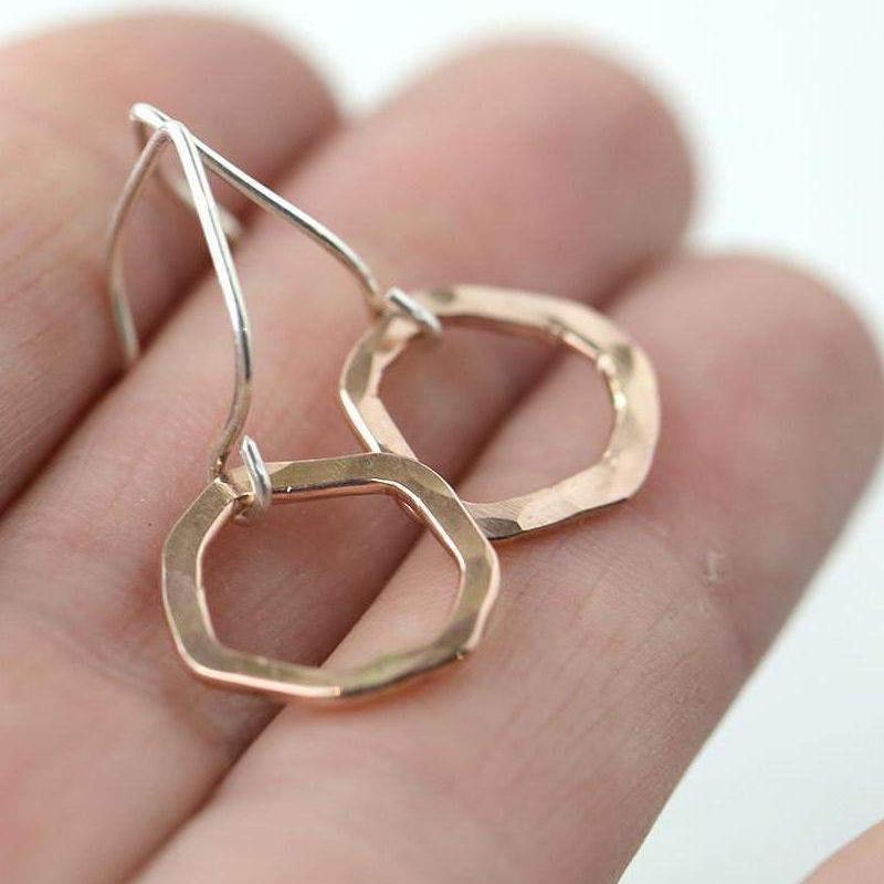 Freeform Earrings - Handmade Jewelry by Burnish