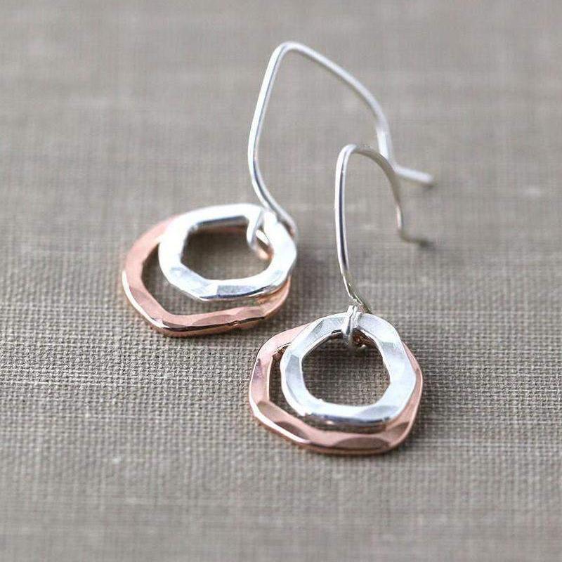 Freeform Earrings - Handmade Jewelry by Burnish