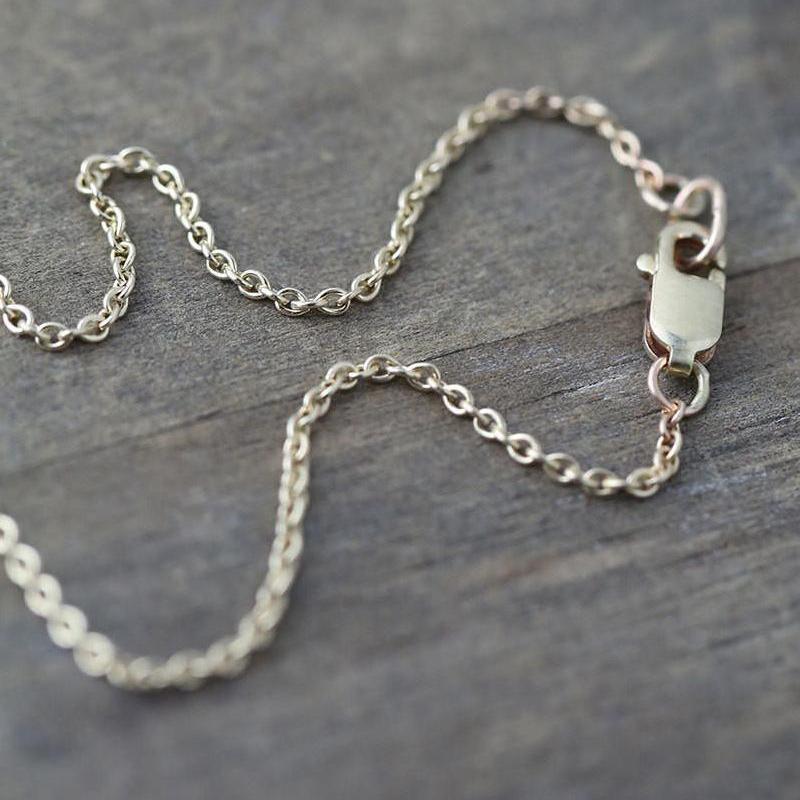 Gold Filled Cable Chain Necklace - Handmade Jewelry by Burnish