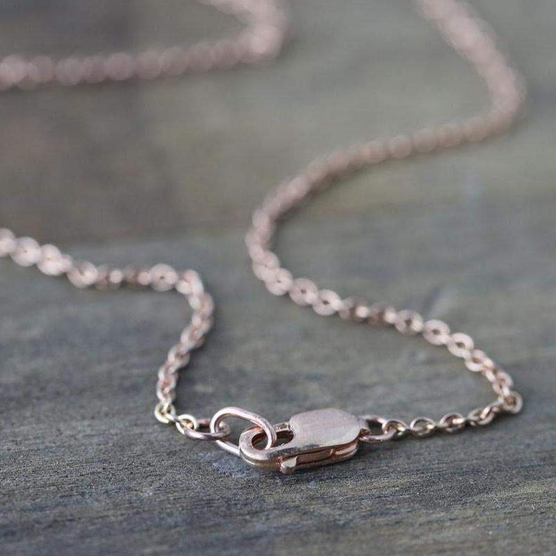 Hammered Chevron Necklace - Handmade Jewelry by Burnish