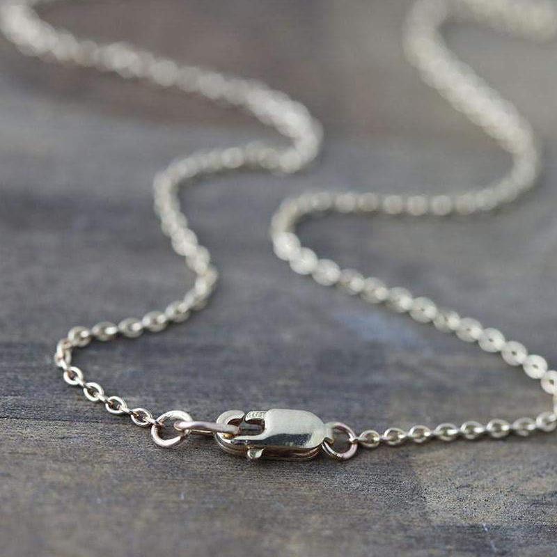 Hammered & Domed Necklace - Handmade Jewelry by Burnish