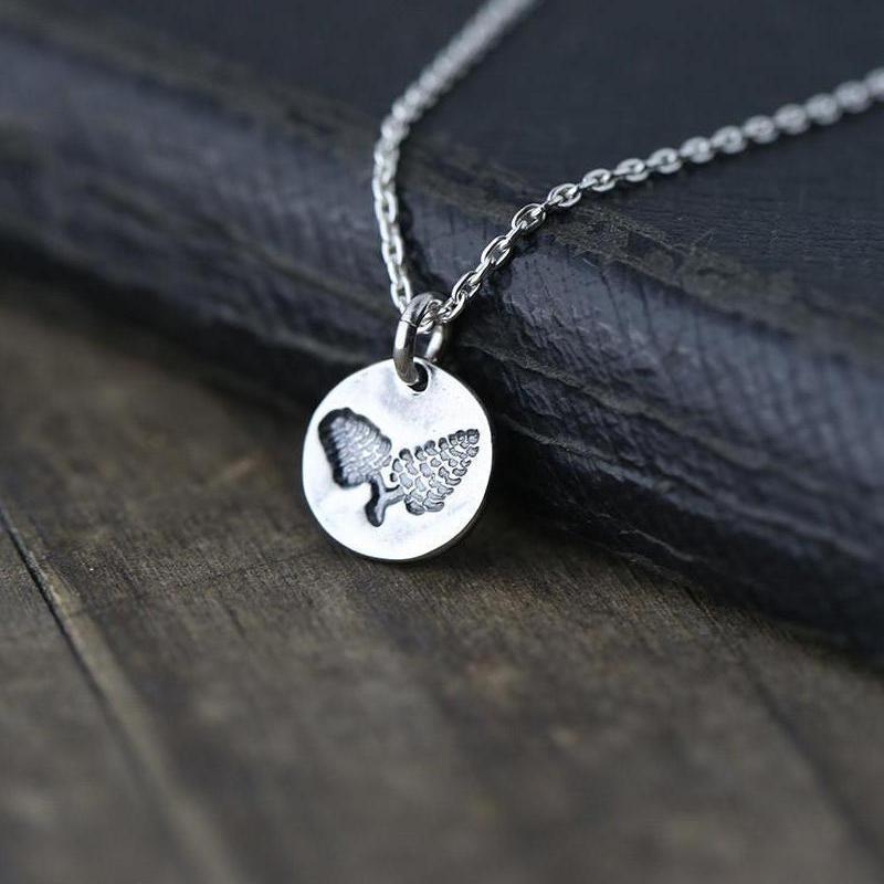 ONLY 1 - Mini Pinecones Necklace