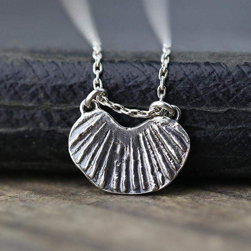 Organic Ray of Light Necklace - Handmade Jewelry by Burnish