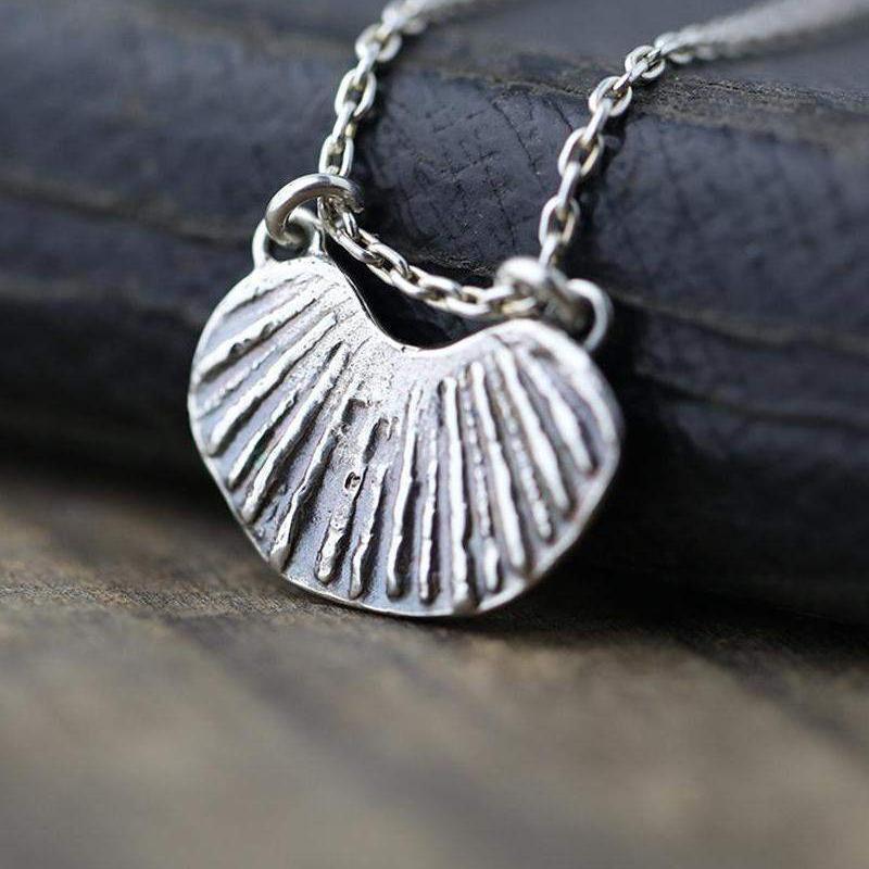 Organic Ray of Light Necklace - Handmade Jewelry by Burnish