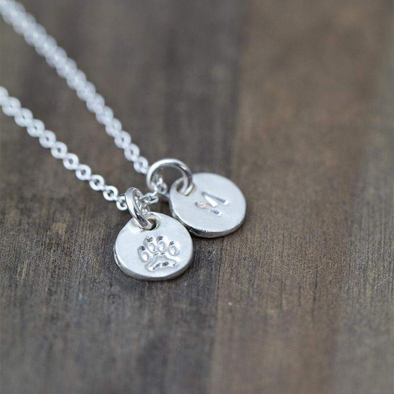 Personalized Pet Owner&#39;s Necklace - Handmade Jewelry by Burnish