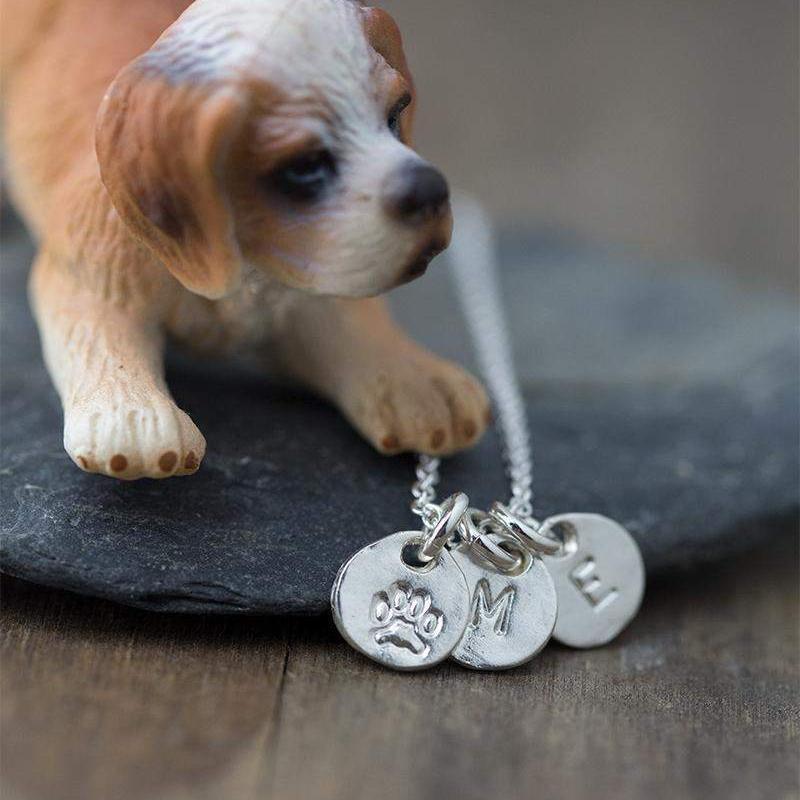 Personalized Pet Owner&#39;s Necklace - Handmade Jewelry by Burnish