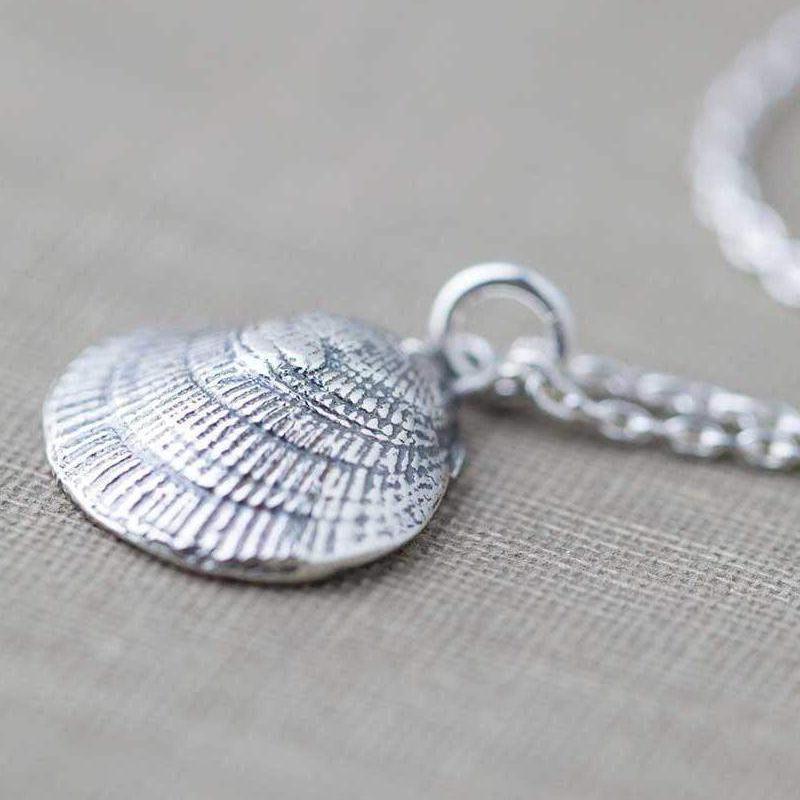 Sea Shell Necklace - Handmade Jewelry by Burnish