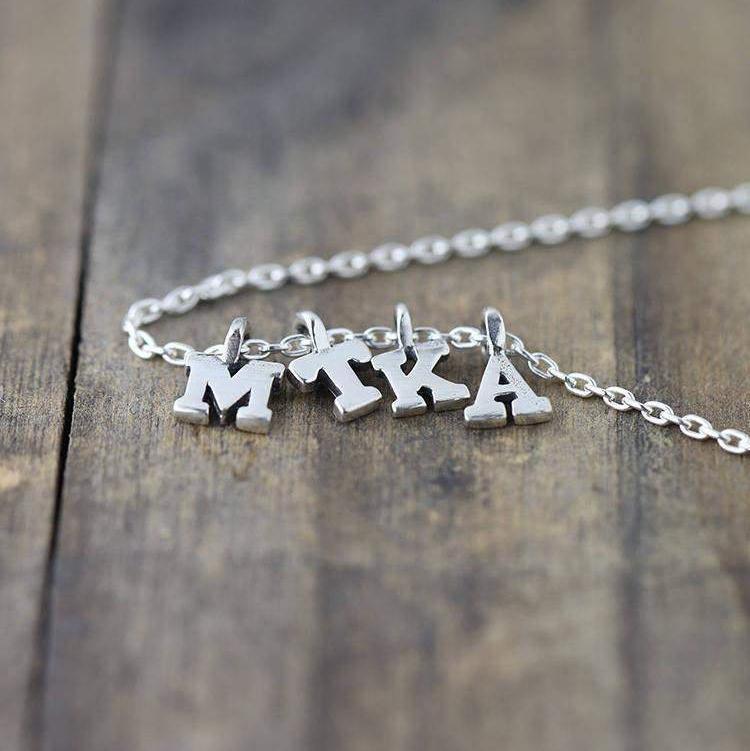 Tiniest Initial Necklace - Handmade Jewelry by Burnish