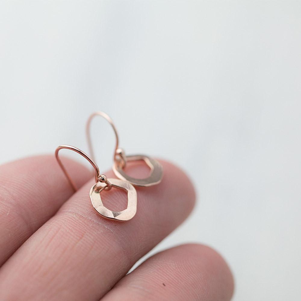 Tiny Freeform Earrings - Handmade Jewelry by Burnish
